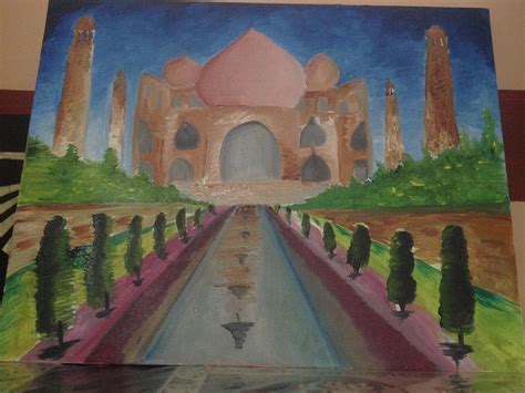 Taj Mahal Painting By Abhimanyu Singh Fine Art America