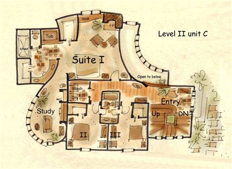 18 Hobbit House Blueprints Ideas - House Plans | 29608