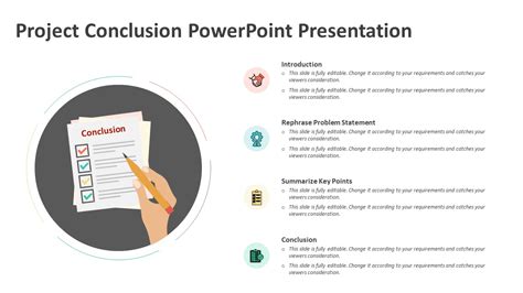 Project Conclusion PowerPoint Presentation | Conclusion Slide Example