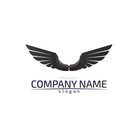 Falcon Wings Logo Template Vector Icon Logo Design App 24710166 Vector