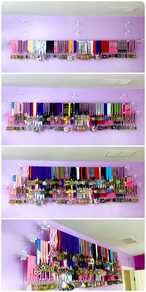 How To Create A Sports Medals Display Easy And Inexpensive Medals Rack