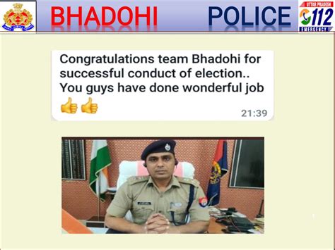 Bhadohi Police On Twitter जनपद की सभी सात नगर निकायों का मतदान शान्तिपूर्ण व सकुशल सम्पन्न