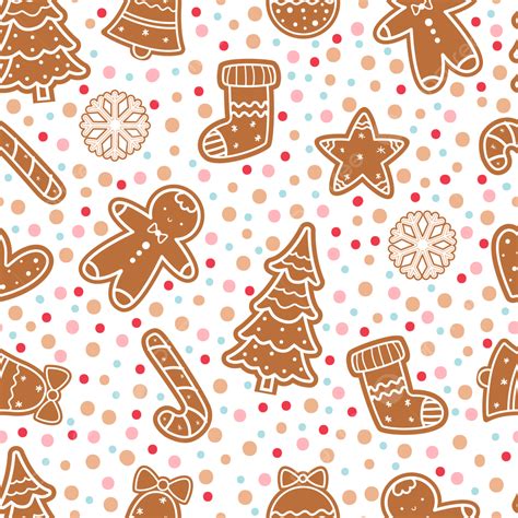 Winter And Christmas Themed Seamless Pattern Seamless Pattern