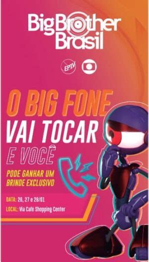 O Big Fone Do Bbb Vai Tocar No Via Caf Shopping Center Neste Fim