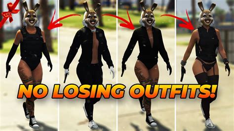 4 Easy Gta 5 Female Outfits To Make No Transfer Glitch Youtube