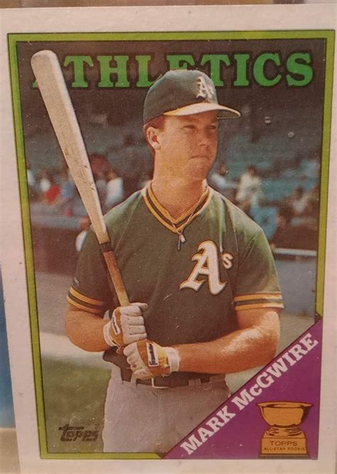 1987 Topps 366 Mark Mcgwire Trading Card Database Artofit