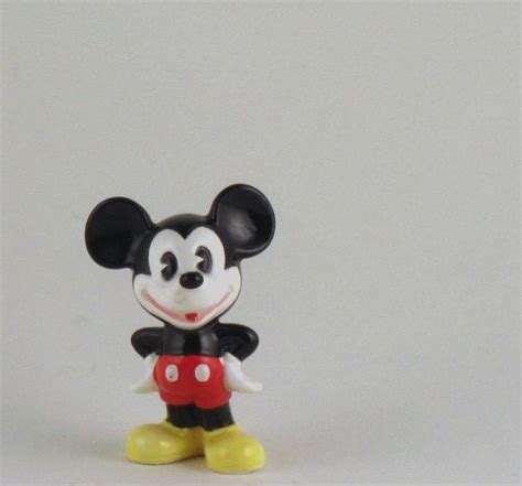 Vintage 1970s Mickey Mouse Figurine From Disney Land Etsy Mickey