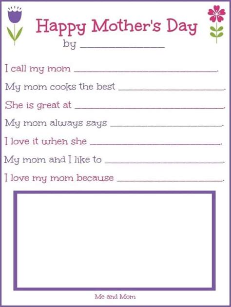 26 Free Mothers Day Printables You Can Use Right Now Worksheets Library