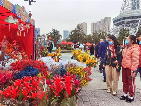 新春走基层丨传统味潮流范！2023年佛山禅城文华迎春花市嘉年华启动嘉年华花市禅城新浪新闻