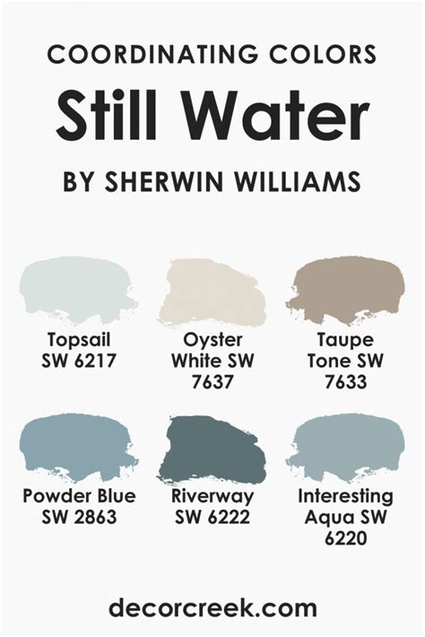 Still Water Sw Paint Color By Sherwin Williams Decorcreek