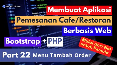 Membuat Aplikasi Pemesanan Cafe Berbasis Web Part Membuat Menu