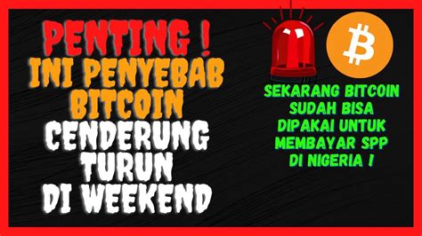 Ternyata Ini Penyebab Bitcoin Lesu Di Weekend Prediksi Bitcoin Hari