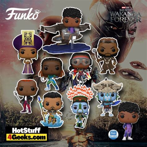 New Black Panther Wakanda Forever Funko Pops List