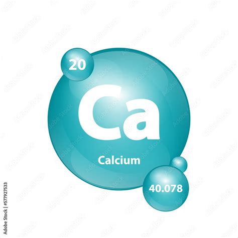 3d Calcium Atomic Structure