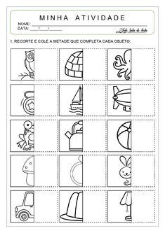 Recorte E Colagem Para Autista - Atividades De Recorte E Colagem Para Autistas