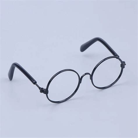 Diy Doll Dressing Accessories High Quality 20cm Exo Dolls Glasses 3 Color Round Frame Lensless