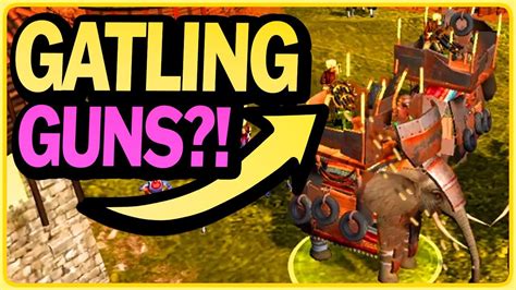 Gatling Guns On Elephants Are Actually Crazy War Selection Youtube