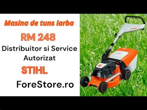 Ma In De Tuns Iarba Rm Stihl Model Nou Forestore Ro