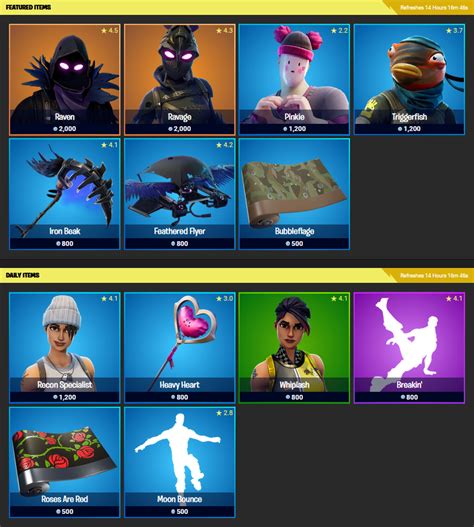 Boutique Fortnite 13 Février 2020 Breakflip