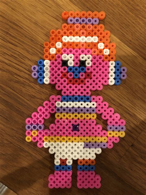 Dj Suki Trolls Hama Beads Perler Beads Designs Perler Bead Art 3d