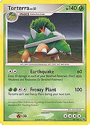 Pokemon Diamond And Pearl Majestic Dawn Torterra Rare