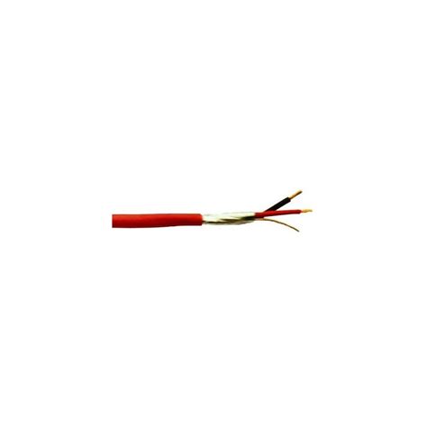 CABLE APANTALLADO TRENZ 2X1 5 N R LH C ROJA B1000 Eurocabos