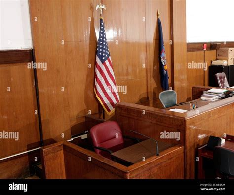 Witness Stand Judges Chair In Hi Res Stock Photography And Images Alamy