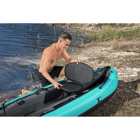 Bestway Hydro Force Ventura uppblåsbar kajak 280x86 cm 1 person med