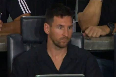 Messi Stares Helplessly As Inter Miami Receives First Goal Foto De