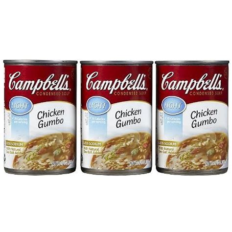 Snapklik Campbells Light Chicken Gumbo Condensed Soup