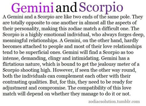 Gemini Scorpio Sex Gay And Sex