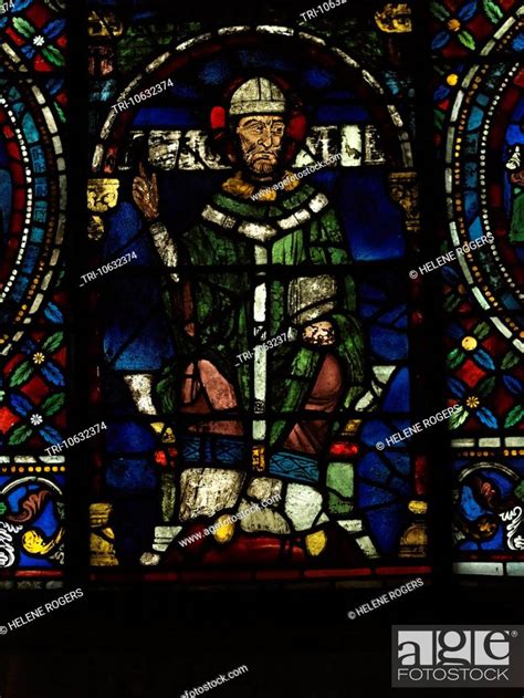 Canterbury Kent England Canterbury Cathedral Stained Glass Window Of Saint Thomas Becket Made By