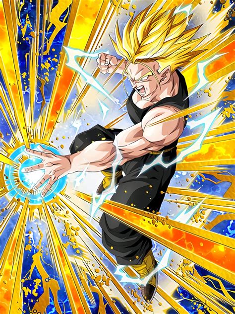 To A New Future Super Saiyan Trunks Future Dragon Ball Z Dokkan