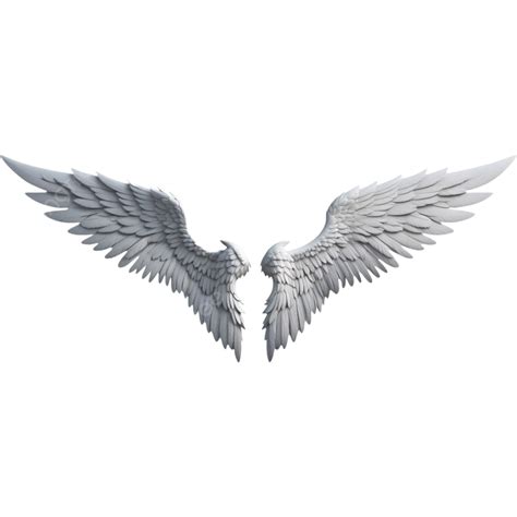 Realistic Angel Wings Illustration Element Angel Wings Png