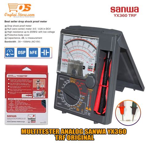 Multitester Multimeter Analog Sanwa Yx Trf Avometer Original