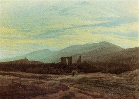 Ruin Eldena In The Giant 1834 Painting Caspar David Friedrich Oil