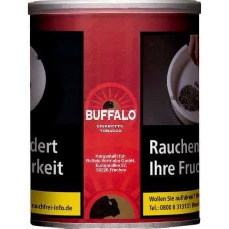 Buffalo Red Tabak Dose Online Kaufen TABAK MARKET DE