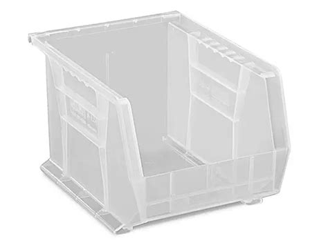 Plastic Stackable Bins 11 X 8 X 7 Clear S 12416c Uline