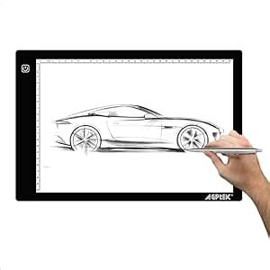 Agptek Legere Tablette Lumineuse A Led Pad Pour Dessiner Plaque