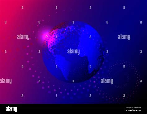 Abstract Backgrounds Planet Globe Wireless Connection Technology E