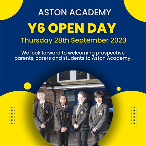 Aston Academy Y6 Open Day