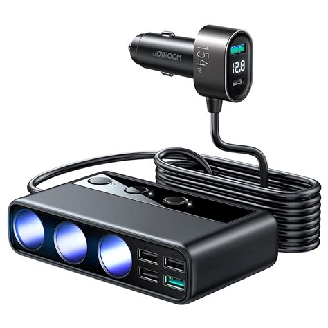 Joyroom W X Cigarette Lighter Splitter X Usb Car Charger