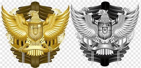 Logo Garuda Pancasila Gold Coreldraw Design Vector Logo Eagle Pictures