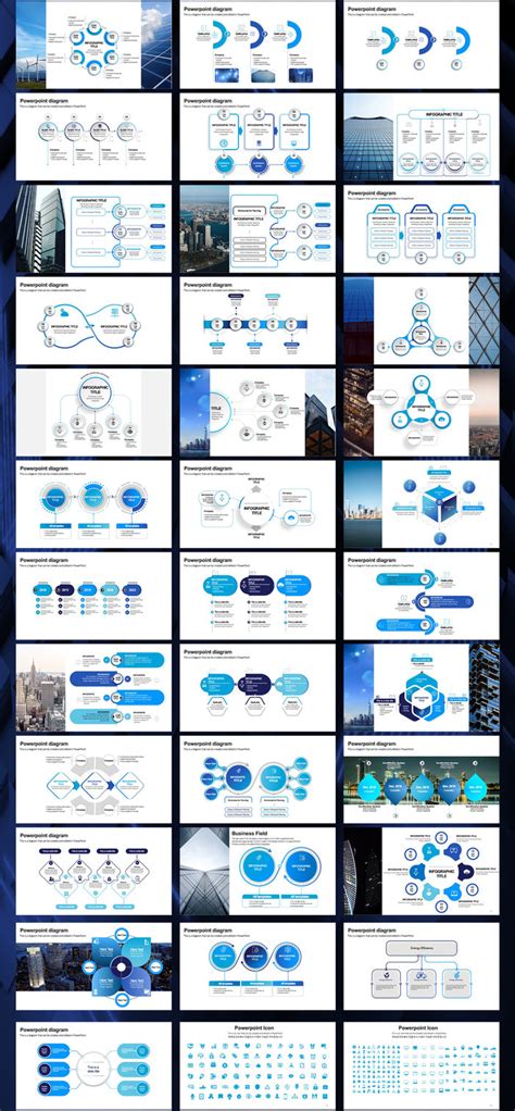 PowerPoint business blue Template 03 by seungweon OH at Coroflot.com