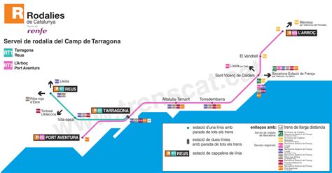 Rodalies De Catalunya Servei De Rodalia Del Camp De Tarragona