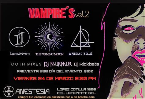 The Vampires Night 2 Gdl Anestesia Bar Guadalajara 24 March 2023