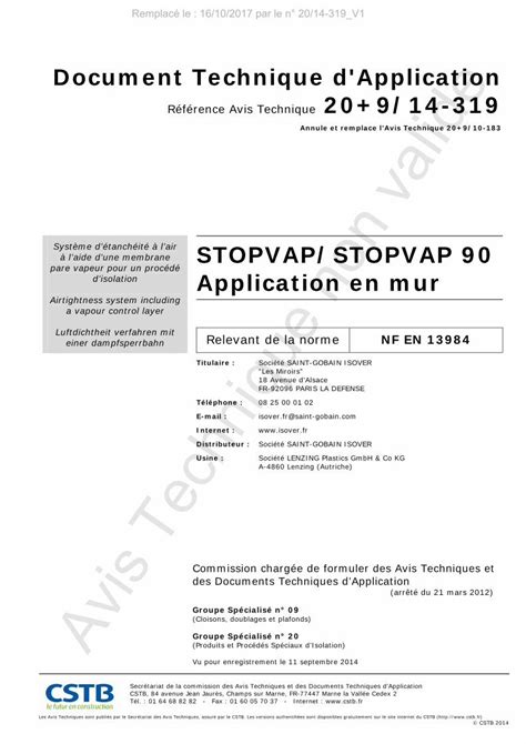 Pdf Document Technique D Application R F Rence Avis Norme Nf Dtu