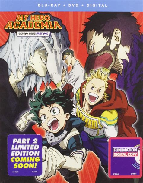 My Hero Academia Season 4 Part 1 Mha Blu Ray Dvd Et Blu Ray