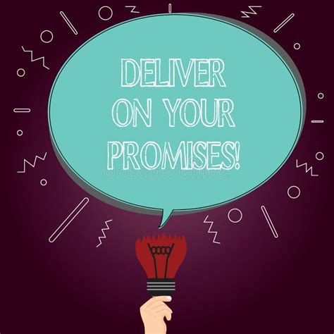 Deliver Your Promises Concept Stock Illustrations 30 Deliver Your