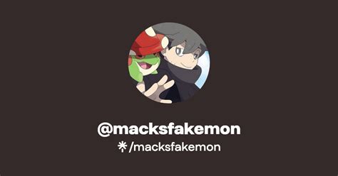 Macksfakemon Twitter Instagram Linktree